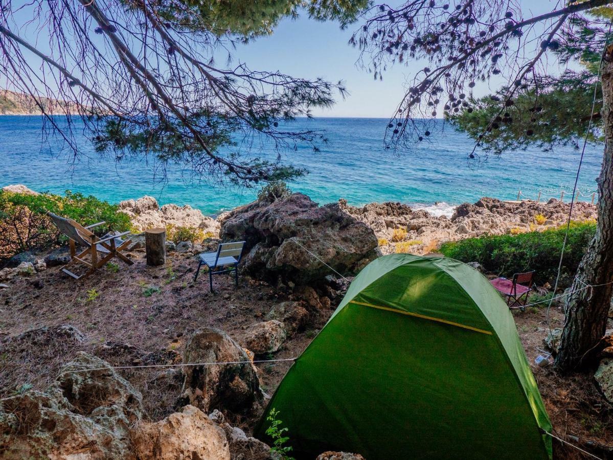 The Sea Cave Camping Himare Exterior photo